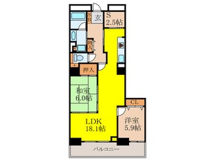 メロード吹田一番館(2403)の物件間取画像